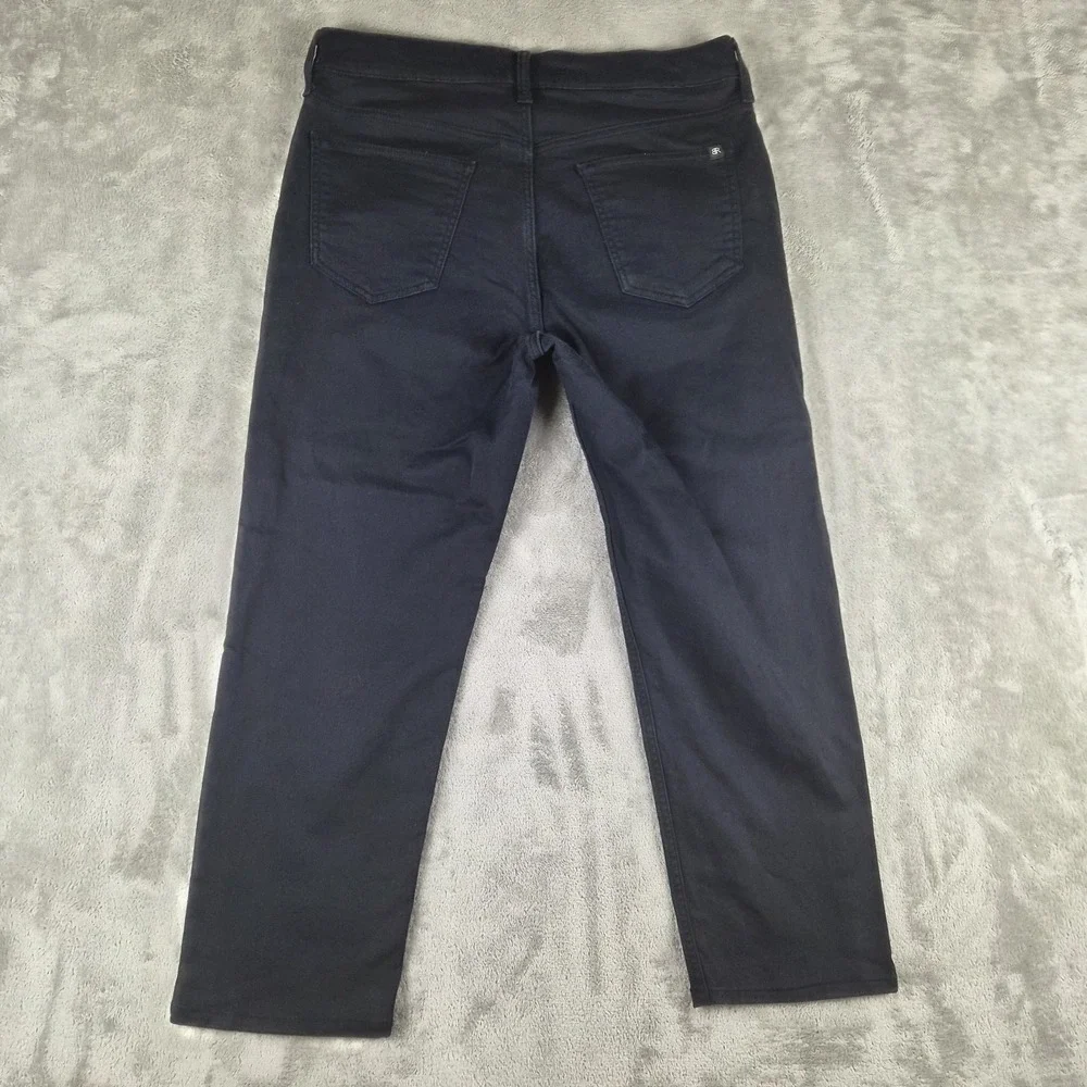 Banana Republic Pants Mens 32x32 Black Denim Stretch 5 Pocket Slim Modern Fit